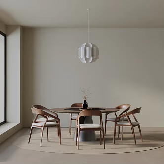 Modern table combination 3d model