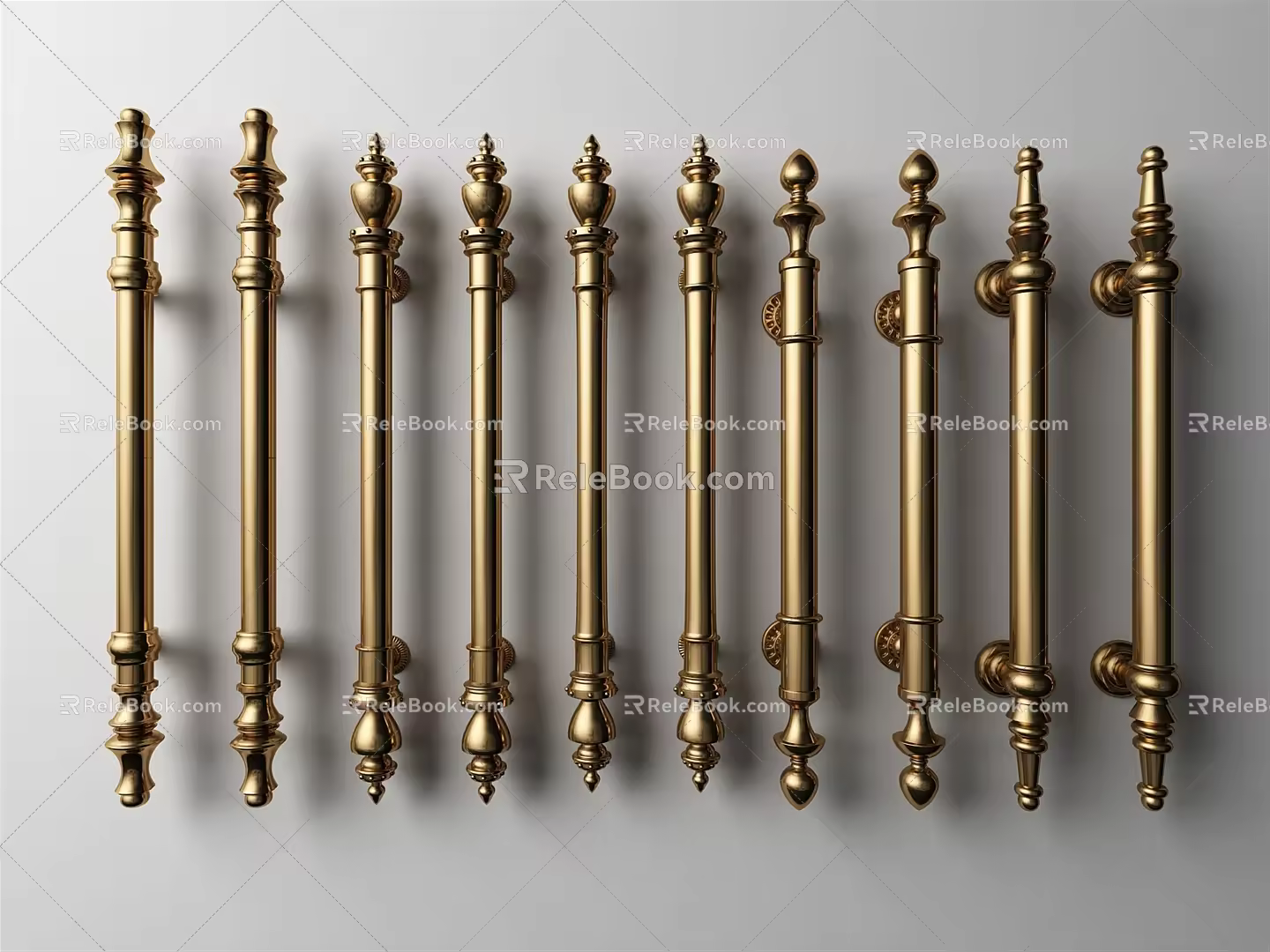 Jane O Handle Door Handle 3d model