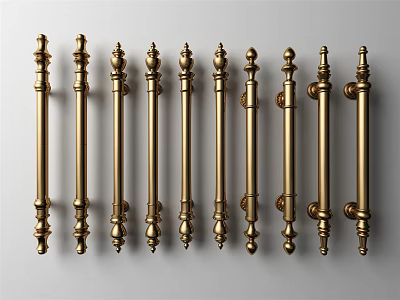Jane O Handle Door Handle 3d model