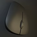 Modern Wireless Computer Mouse With Sleek Ergonomic Design And Integrated Scroll Wheel 3d model