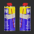 PH 40 Industrial Lubricant Spray Can With Red Nozzle For Lubricating Protecting And Rust Prevention