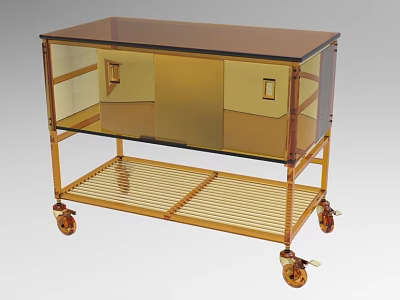 Crystal glass car high-grade car 865 3d model