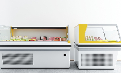 Modern Freezer 3d model