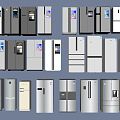 Modern refrigerator 3d model