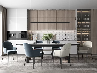 Modern Restaurant 3d model