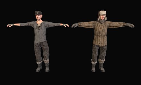 modern man 3d model