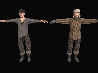 modern man 3d model