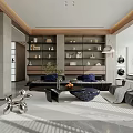 Modern Living Dining Room Interior Design With Open Layout Sofa Bookshelf And Natural Light