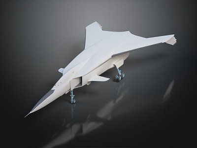 Modern Fighter Stealth Aircraft Military Aircraft 3d model