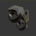 Practical Household Metal Clamp With Two Rings As Daily Use Accessory