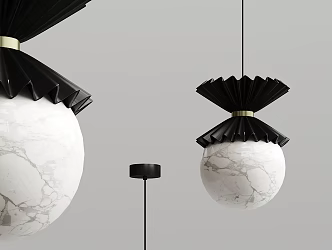 Modern chandelier geometric chandelier 3d model