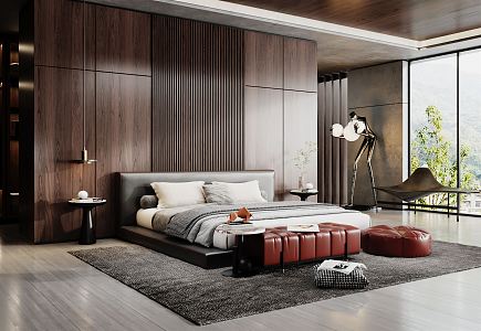 Modern Bedroom 3d model