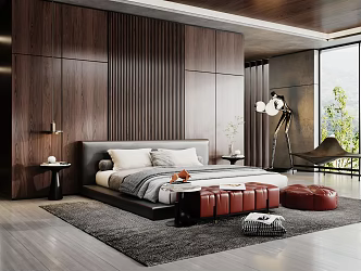 Modern Bedroom 3d model