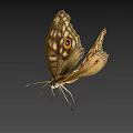 Game Movie Character Butterfly Featuring Intricate Wing Patterns And 3D Render Design 3d model