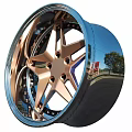 Different Stylish Alloy Car Wheels With Black Silver Red Accents And Spoke Designs