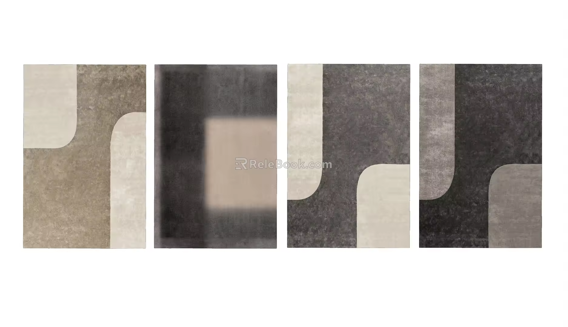 Modern Minotti Square Carpet 3d model
