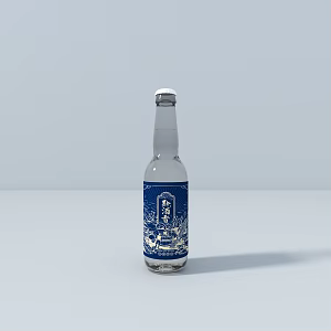Modern Wine Bottle Wine Jar 3d model