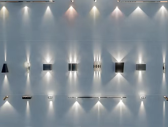 Modern wall lamp downlight spotlight 3d model