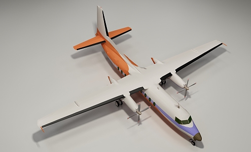 modern aircraft 3d model