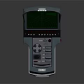 Handheld Commercial Scanning Device With Radar Screen Control Panel And Buttons