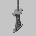 Industrial Equipment With Cylindrical Structure Intricate Surface Patterns Top Mounted Device And Sturdy Base