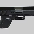Glock 17 Black Pistol Featuring Grip Slide And Made In Austria Design