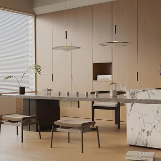 Modern Tea Room 3d model