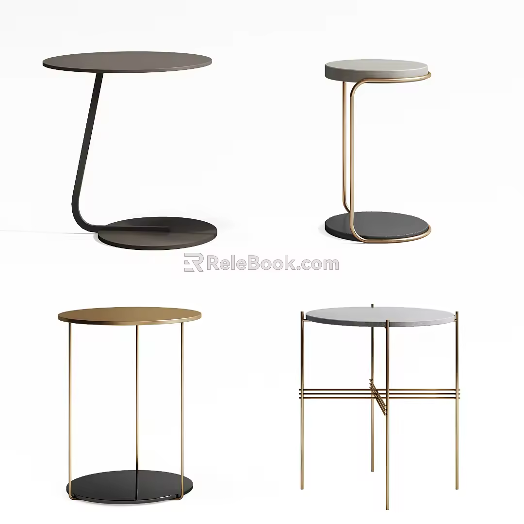 Modern round several sides several 3d model