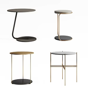 Modern round several sides several 3d model