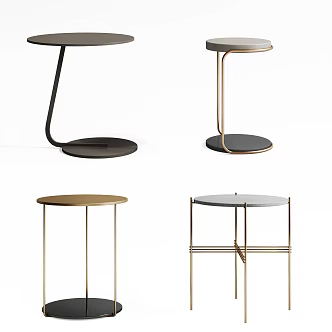 Modern round several sides several 3d model