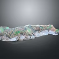 Rock Block Rock Block Rock Specimen Boulder Big Stone Block Rock Stratum Rock Stratum Rock Stratum Rock 3d model