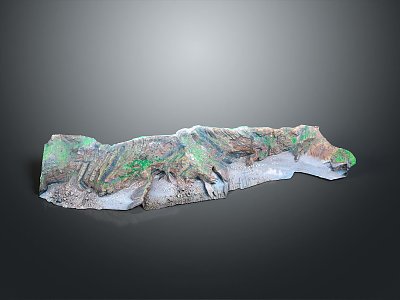 Rock Block Rock Block Rock Specimen Boulder Big Stone Block Rock Stratum Rock Stratum Rock Stratum Rock 3d model