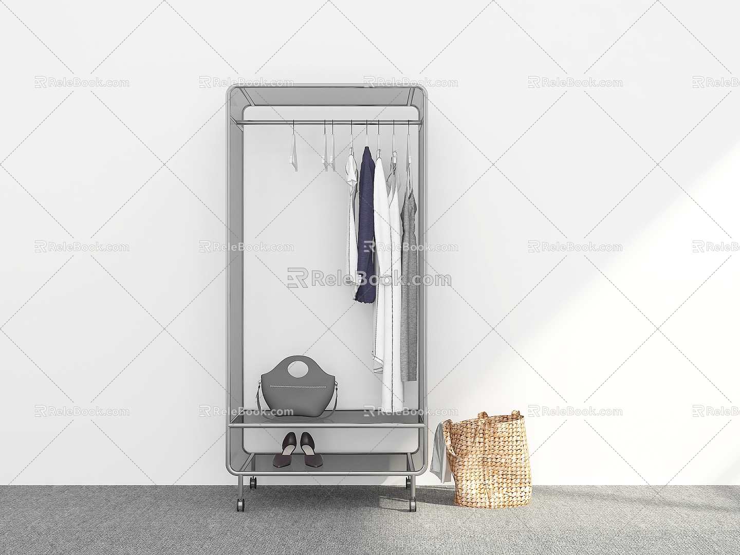 Modern Hangers Mobile Hangers Floor Hangers Coat Racks Hangers Hangers 3d model