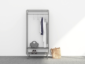 Modern Hangers Mobile Hangers Floor Hangers Coat Racks Hangers 3d model