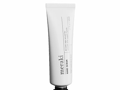 Meraki Premium Face Serum Luxury Cosmetics White Tube Skincare Product For Daily Use 3d model