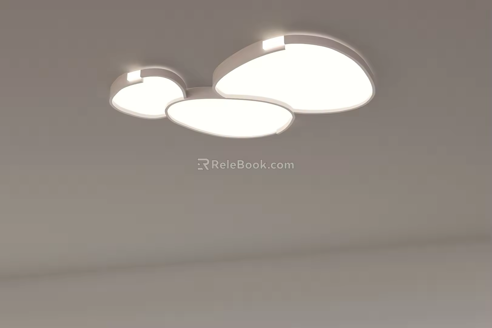Cloud ceiling lamp 3d model