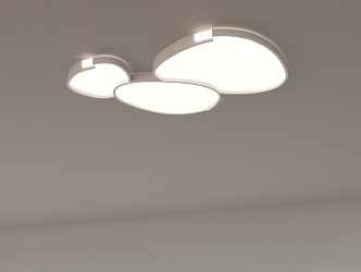 Cloud ceiling lamp 3d model