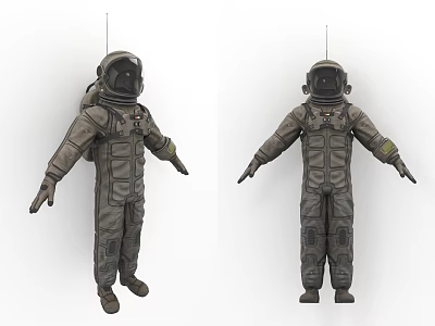 Astronaut Suit Space Suit Sci-Fi Costume 3d model