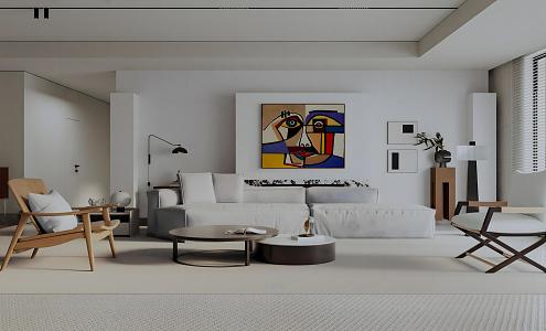 Living room 3d model