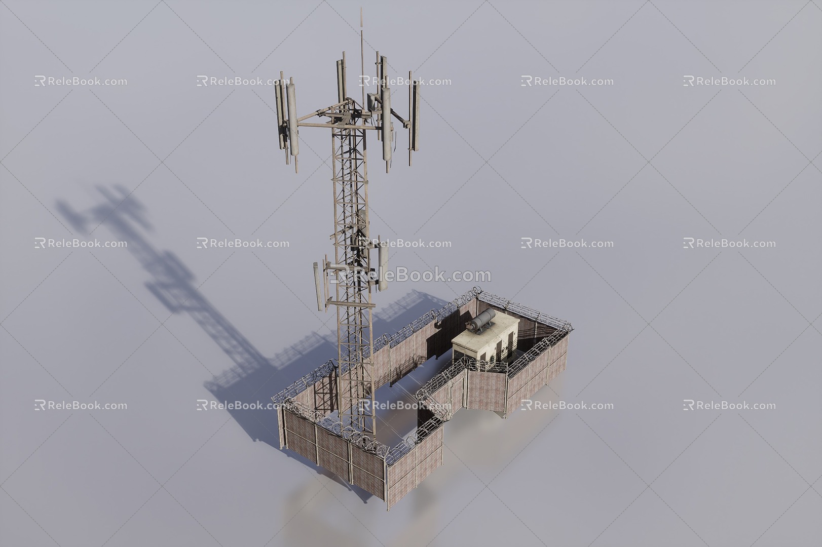 Electric box electric tower 3d model