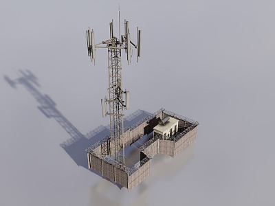 Electric box electric tower 3d model