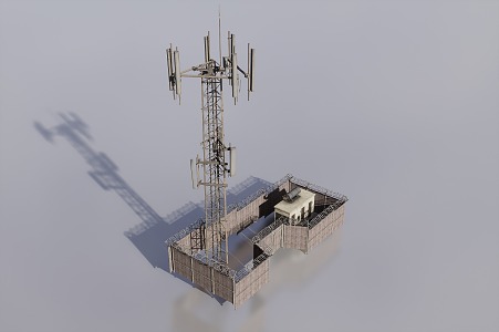 Electric box electric tower 3d model