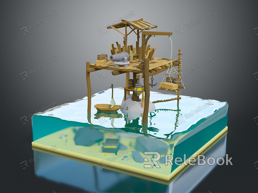 Game Environment Game Scene Fairy Tale Scene Fairy Tale Magic Scene Magic Item Fantasy Scene model