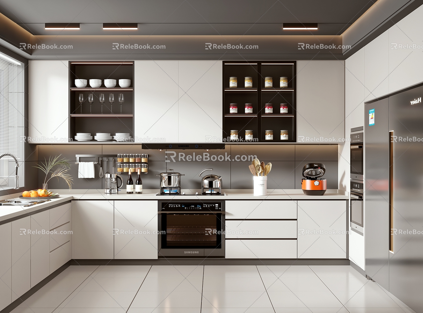 Modern Kitchen 3d model