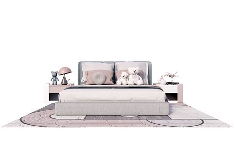 Modern Children's Bed 3d model