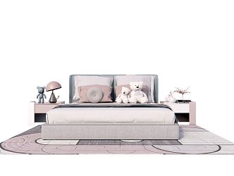 Modern Children's Bed 3d model