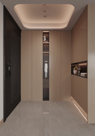 Modern Entrance Cabinet Locker 3d model