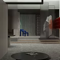 Modern Open Concept Kitchen Interior Design With Island Counter Cabinetry And Lighting Fixtures