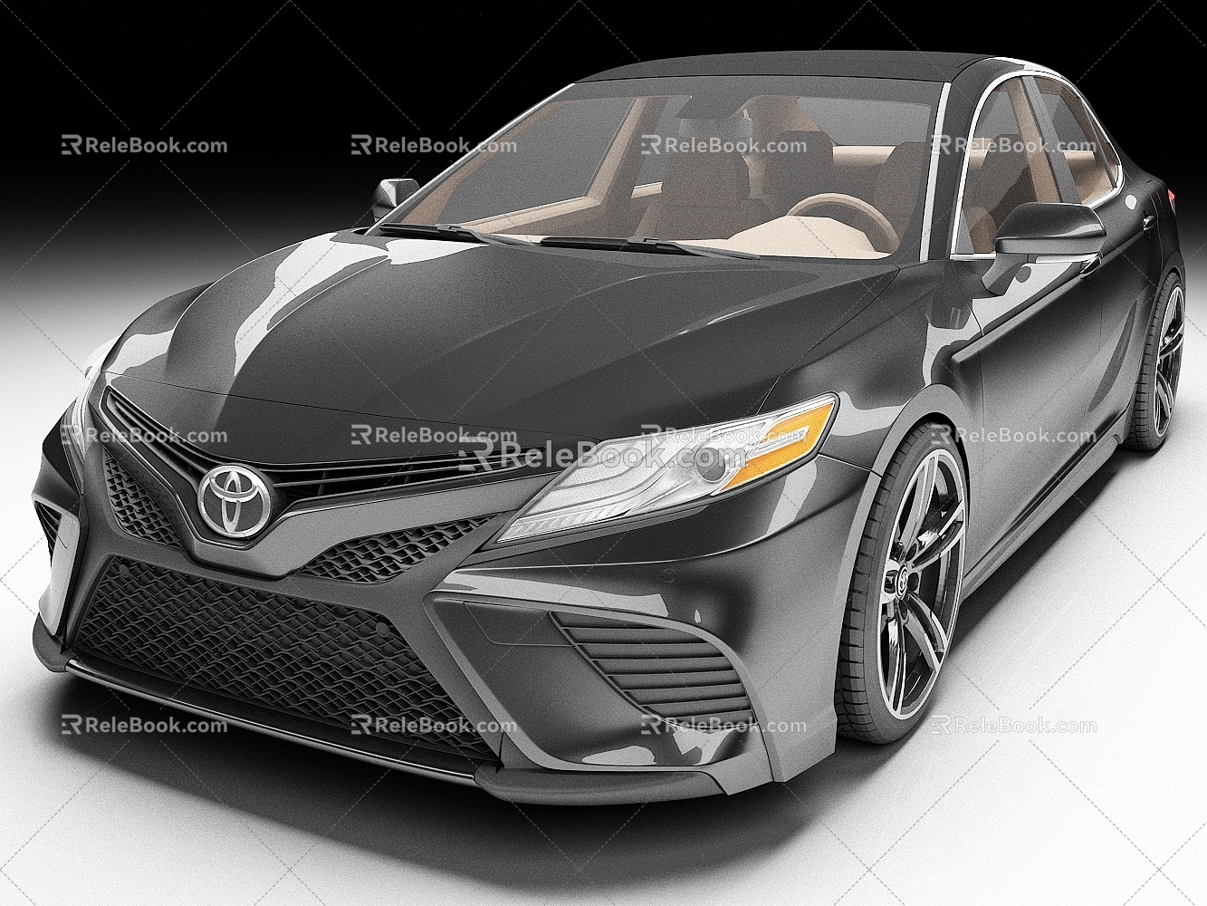 Toyota Camry sedan car 3d model