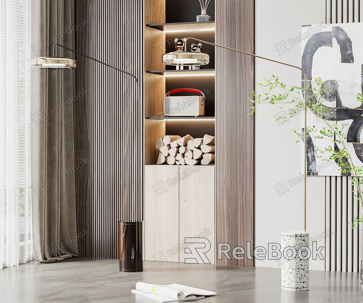 Modern Floor Lamp Metal Floor Lamp Combination model